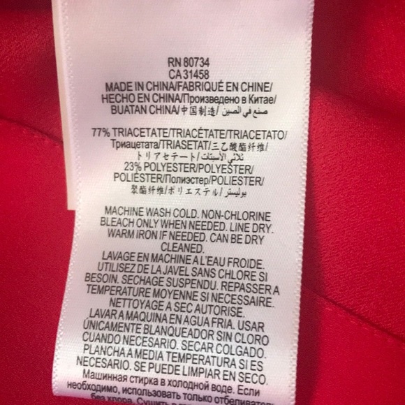 BCBGMaxAzria FRANK Red Dress - Picture 5 of 8